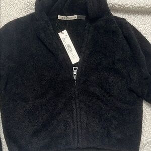 Alice + Olivia Black Puffer Jacket